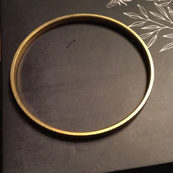 Trifari Jewelry - Vintage Trifari M etched Gold Tone bracelet